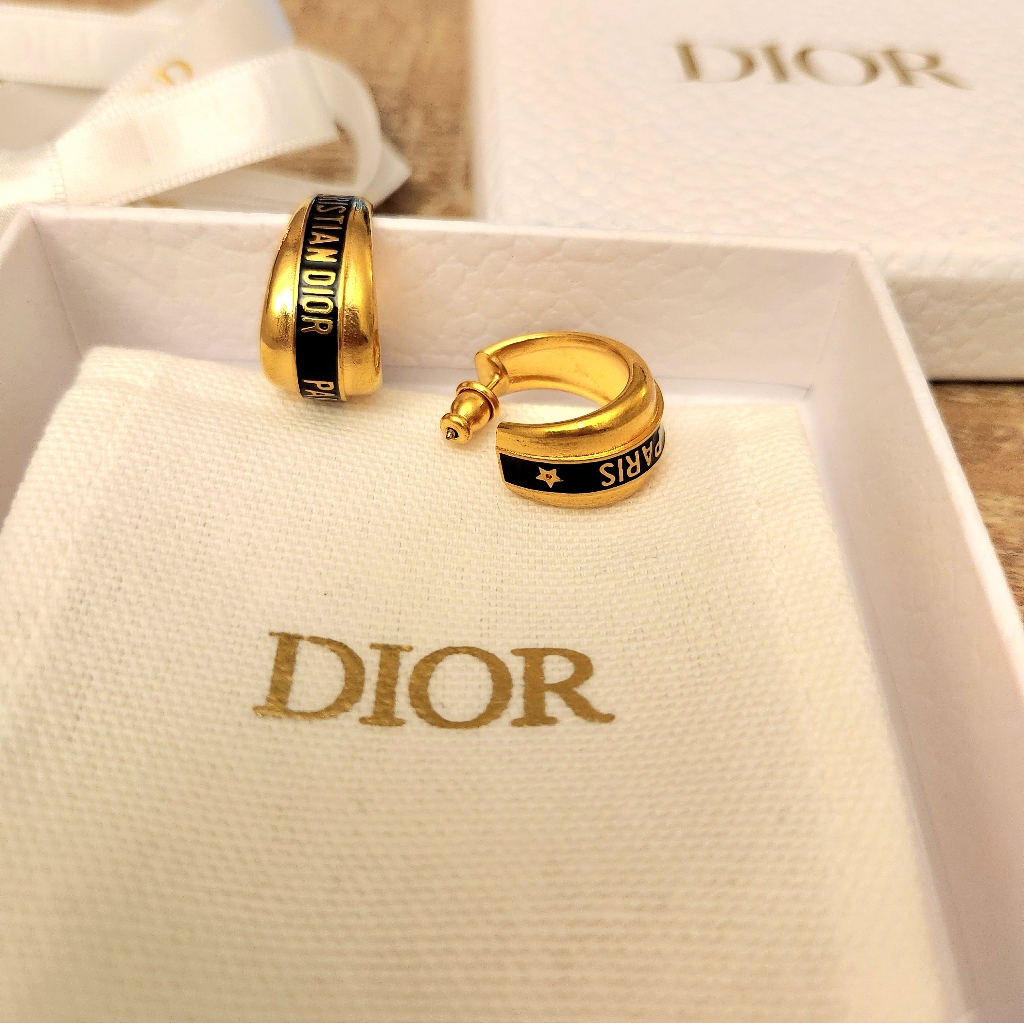 Authentic Dior Code Earrings